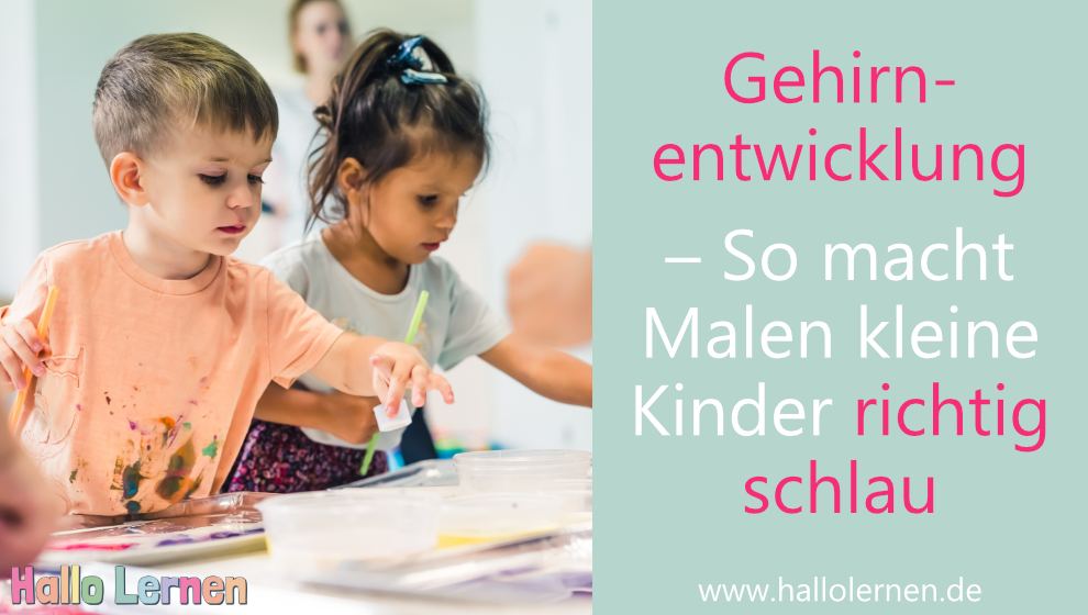 Gehirnentwicklung - So macht Malen kleine Kinder richtig schlau