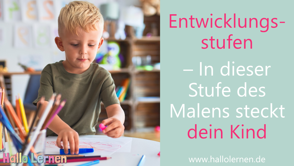 Entwicklungsstufen - In dieser Stufe des Malens steckt dein Kind