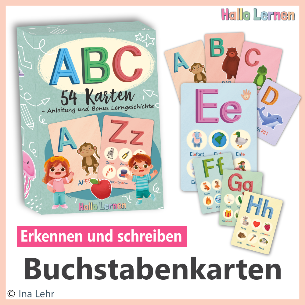 Buchstabenkarten | Hallo Lernen