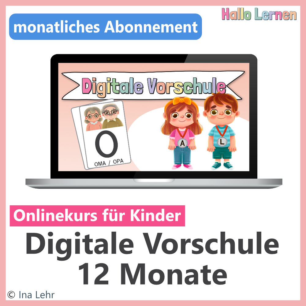 Digitale Vorschule (12 Monate)