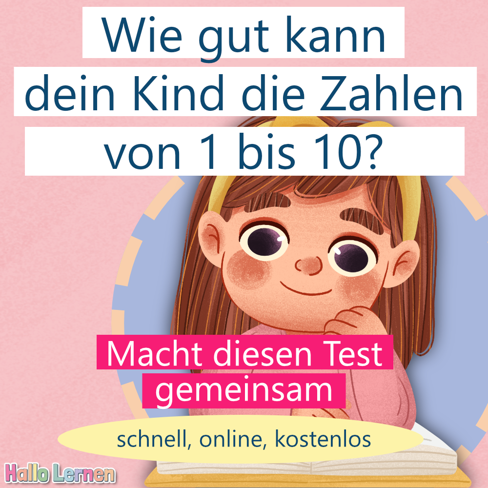 Wie gut kann dein Kind die Zahlen von 1 bis 10? | Kostenloser Test