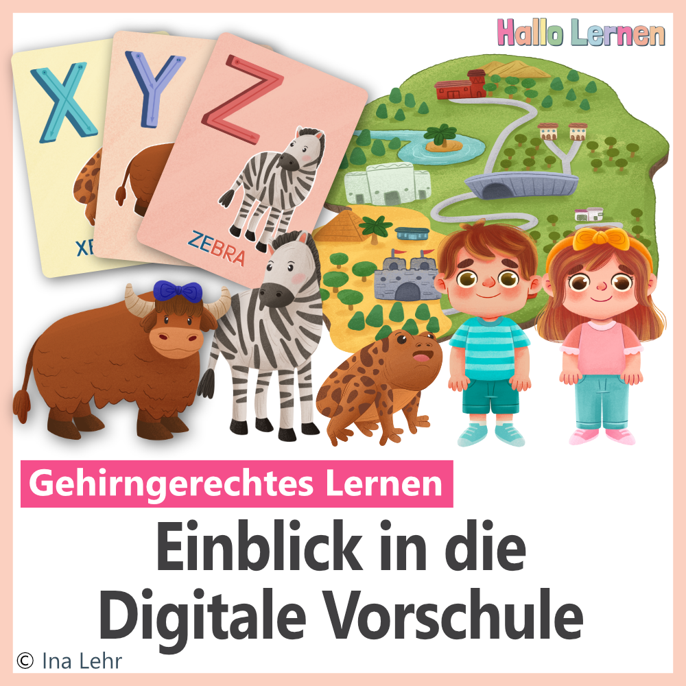 Einblick in die Digitale Vorschule | Freebie | Hallo Lernen