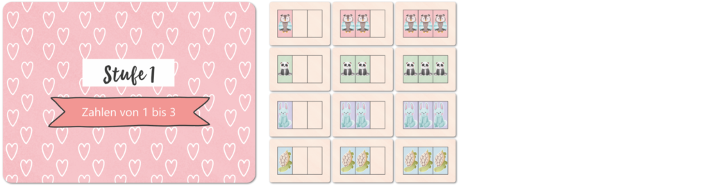 Zahlenkarten Stufe 1 | Hallo Lernen