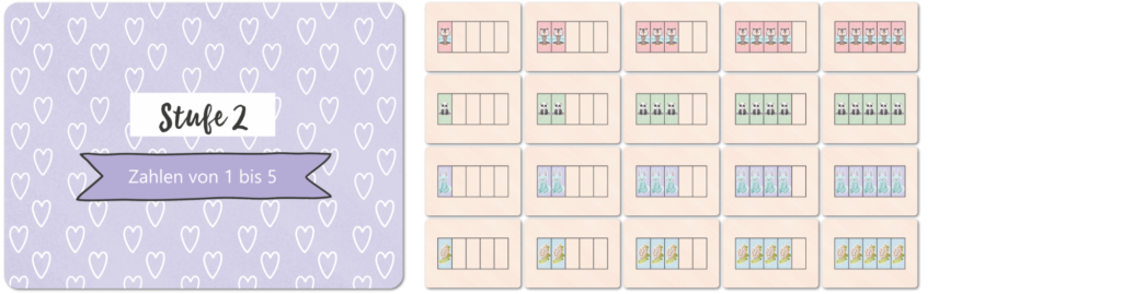 Zahlenkarten Stufe 2 | Hallo Lernen