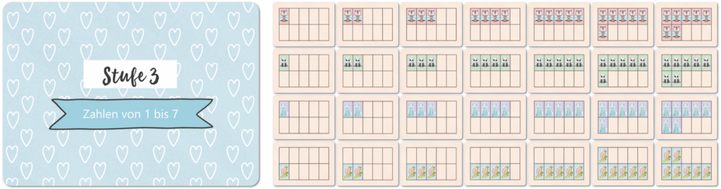 Zahlenkarten Stufe 3 | Hallo Lernen